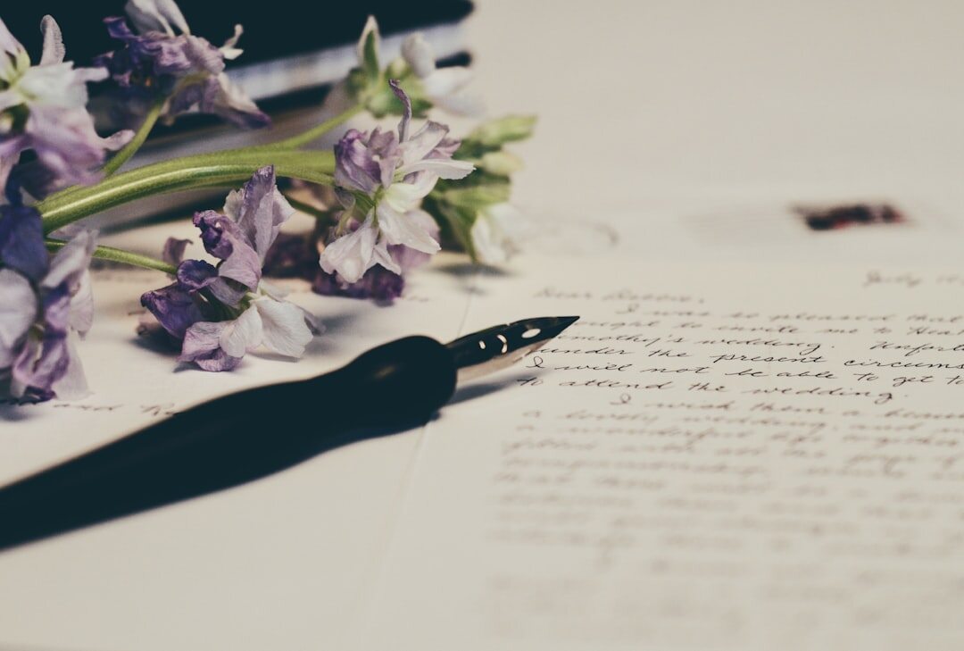 author editing manuscript